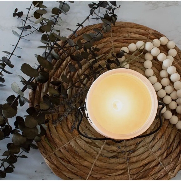 22 oz Butter Jar Natural Soy Wax Candle Apple Strudel - Picture 4 of 5